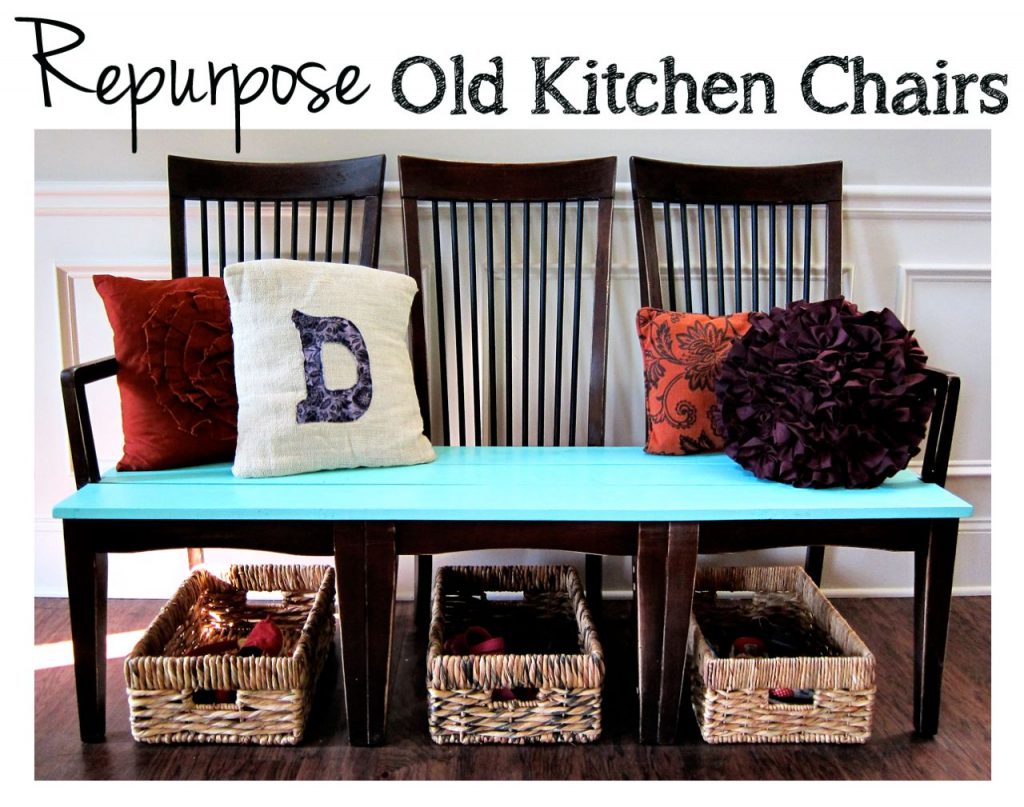 Repurpose Old Kitchen Chairs