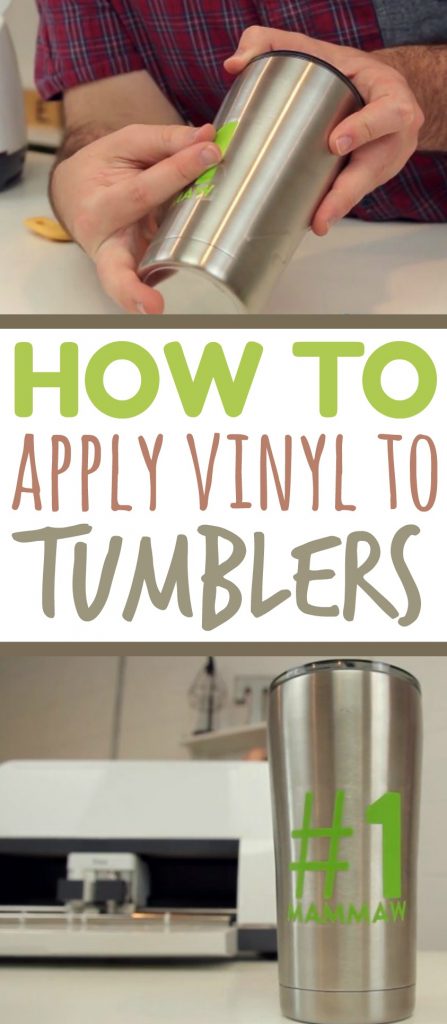 How To Apply Vinyl To Tumblers - A Little Craft In Your Day