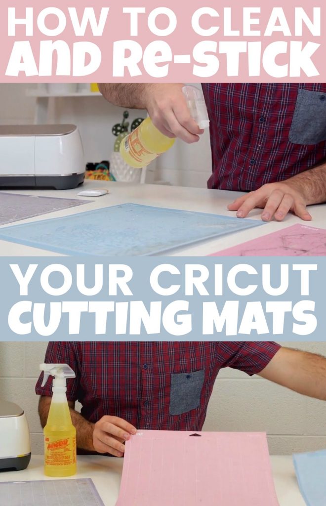 How To Clean And ReStick Your Cricut Cutting Mats A Little Craft In