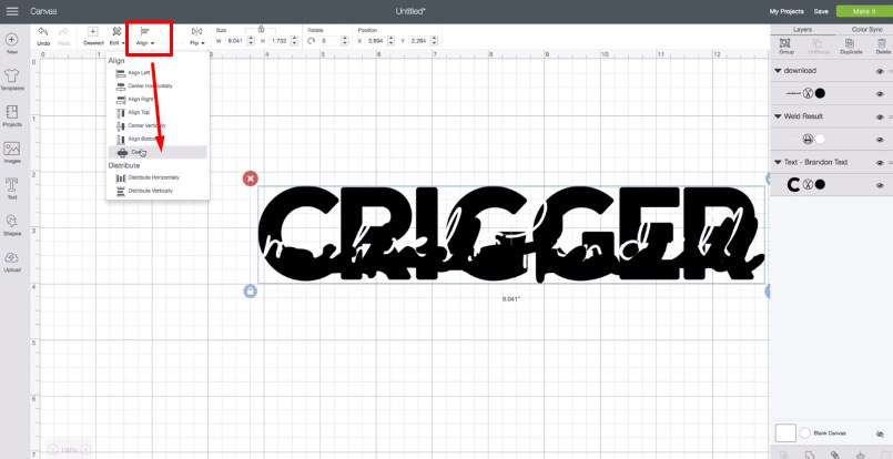 How To Knockout Text In Cricut Design Space