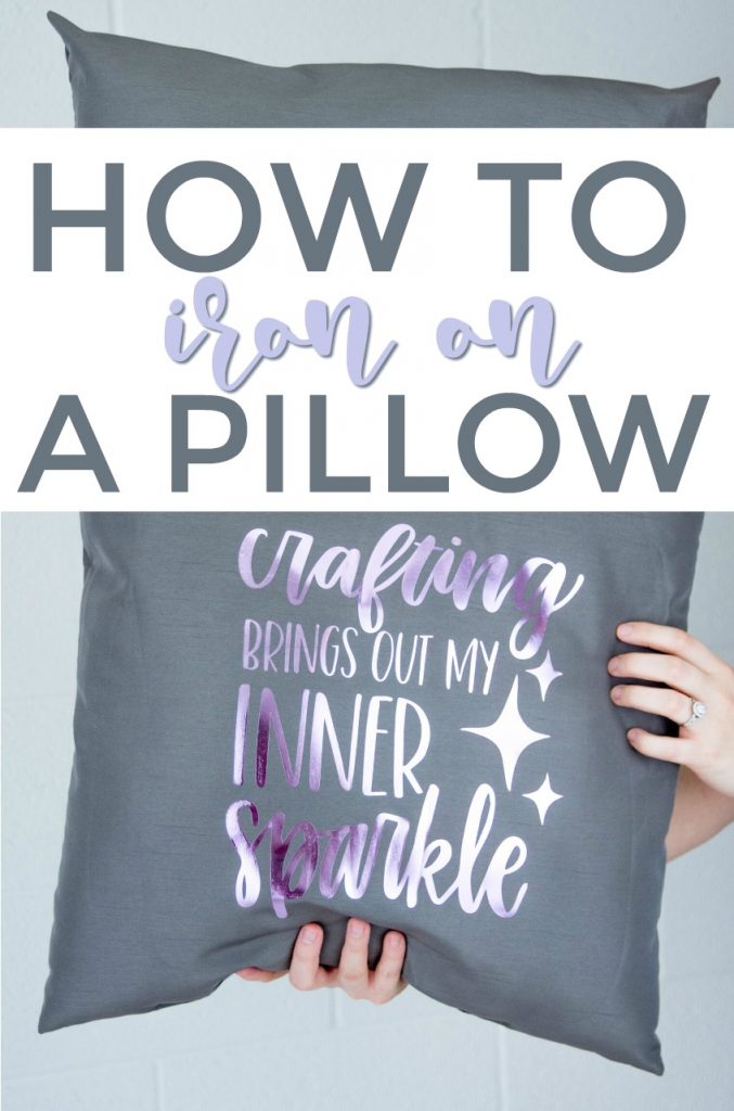 How To IronOn a Stuffed Pillow A Little Craft In Your Day