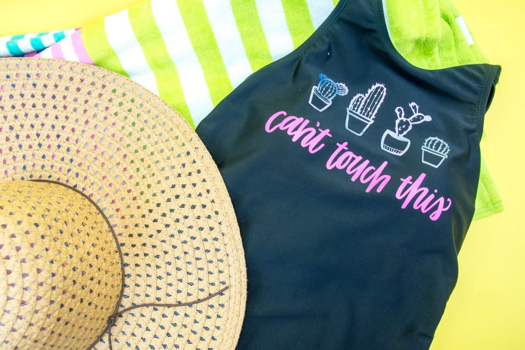 How To IronOn a Swimsuit A Little Craft In Your Day