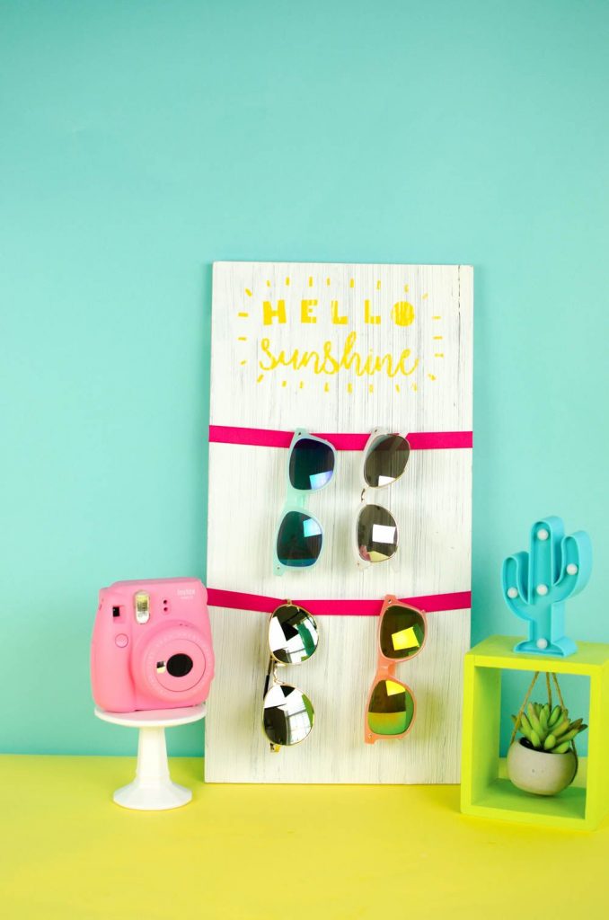 Hello Sunshine Sunglass Holder - Teen Summer Craft