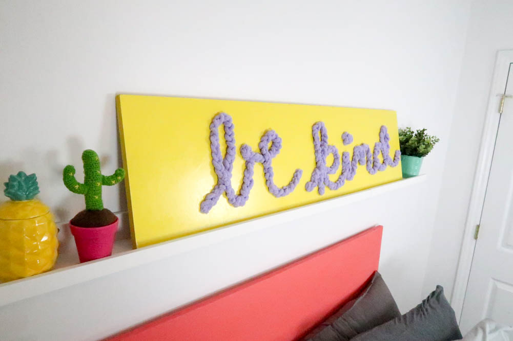 DIY Quote Wall Art - A Little Craft In Your Day