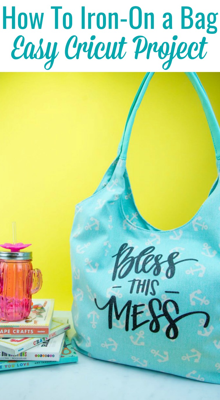 How To IronOn a Bag Easy Cricut Project A Little Craft In Your Day