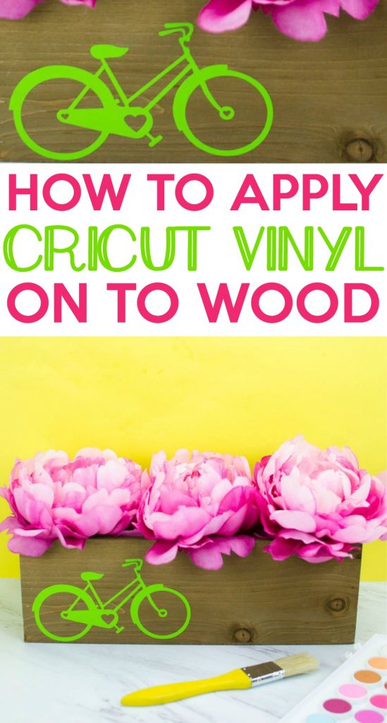 How To Apply Cricut Vinyl To Wood A Little Craft In Your Day
