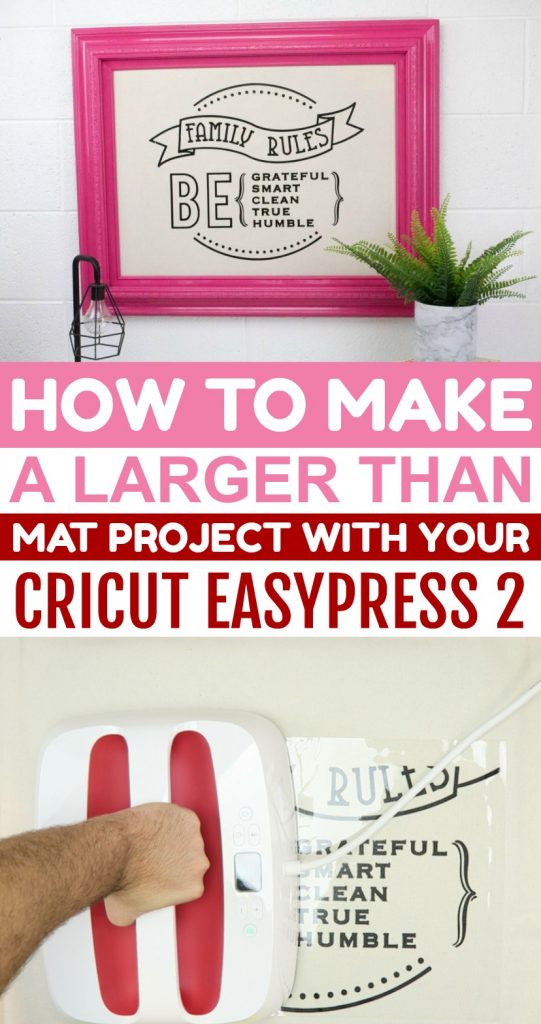 How To Make A Larger Than Mat Project With Your Cricut EasyPress 2