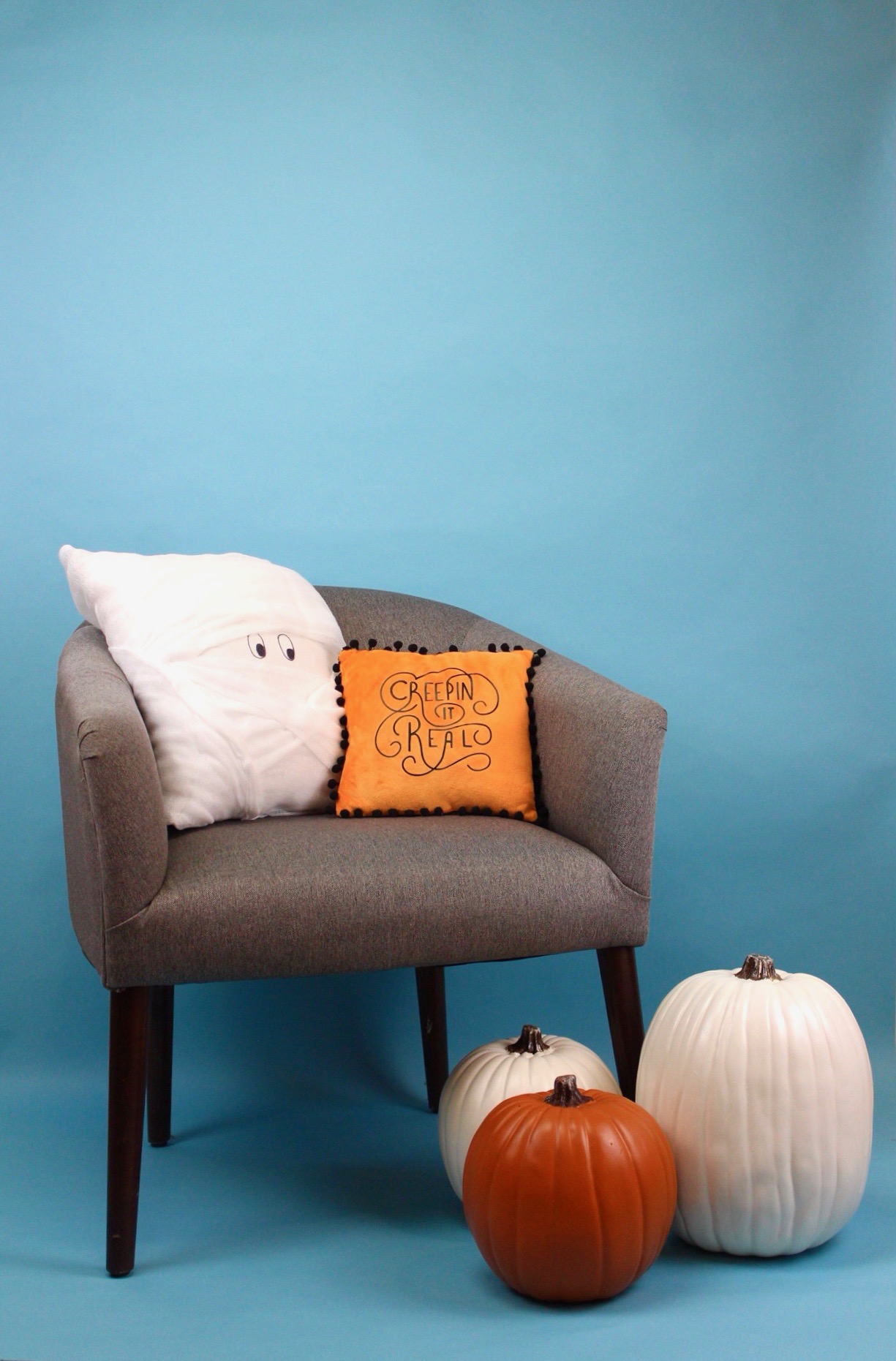 plush halloween pillows