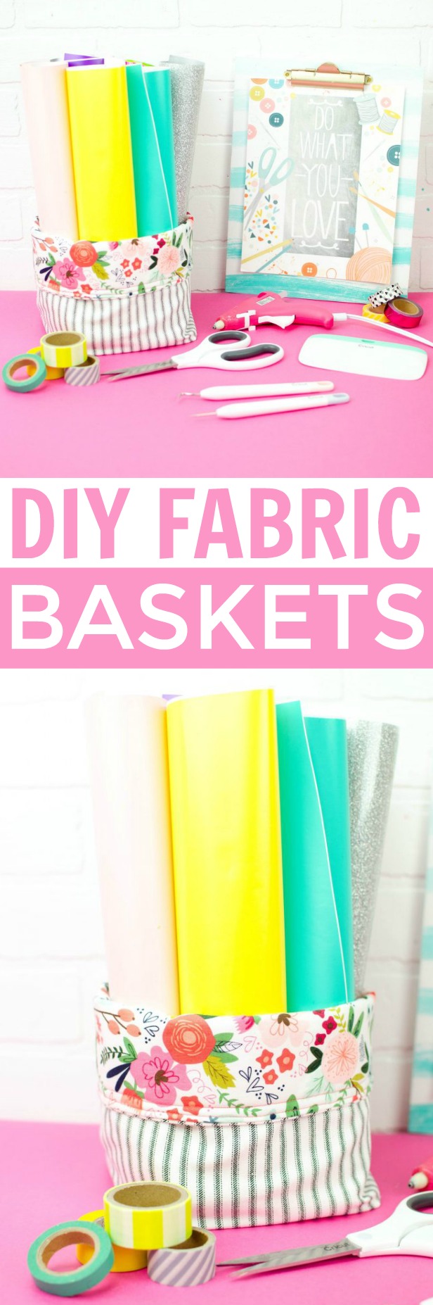 Sew Your Own DIY Fabric Baskets even a beginner can do it!