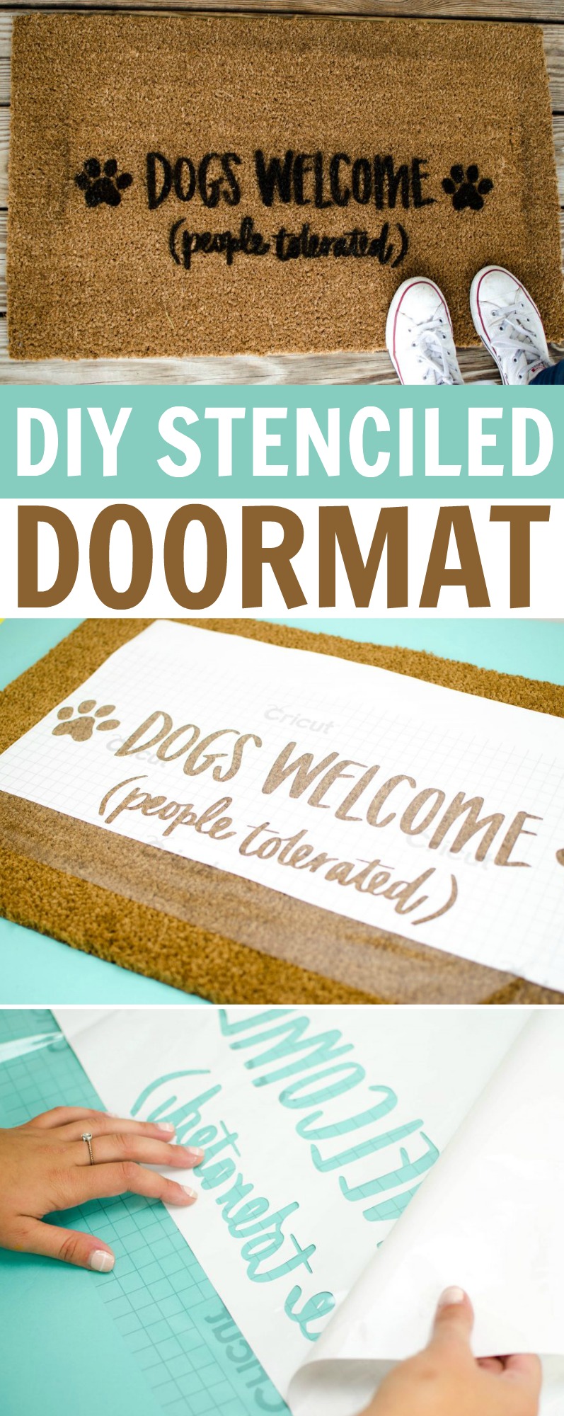 DIY Stenciled Doormat A Little Craft In Your Day