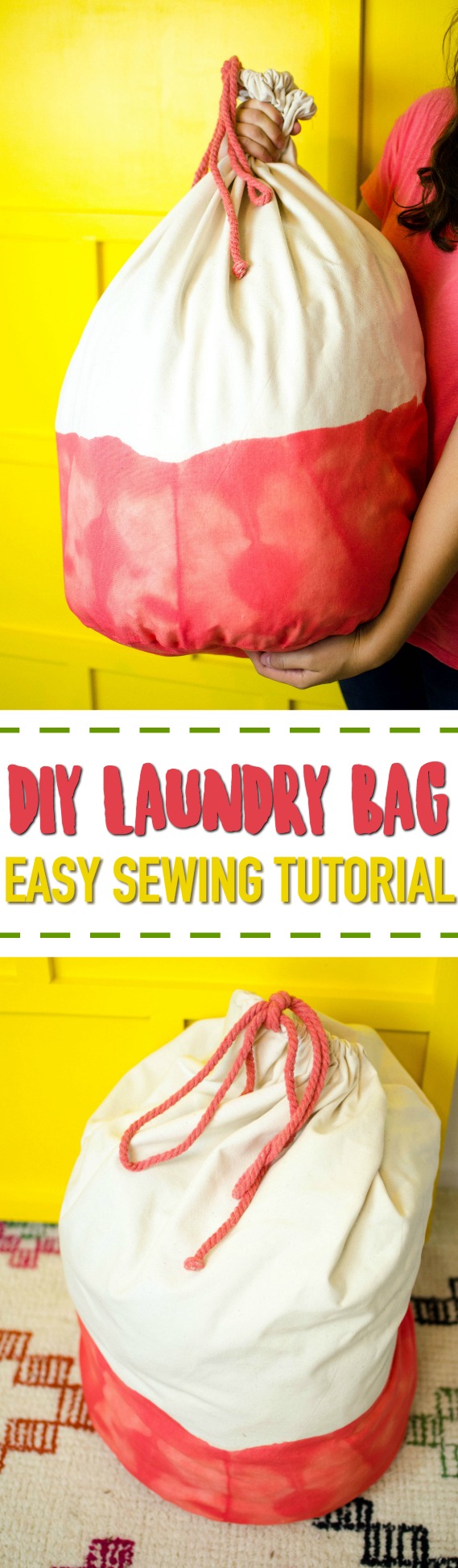 DIY Laundry Bag A Little Craft In Your Day