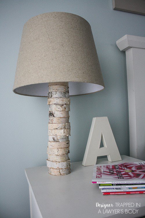 Stacked Wood Lamp