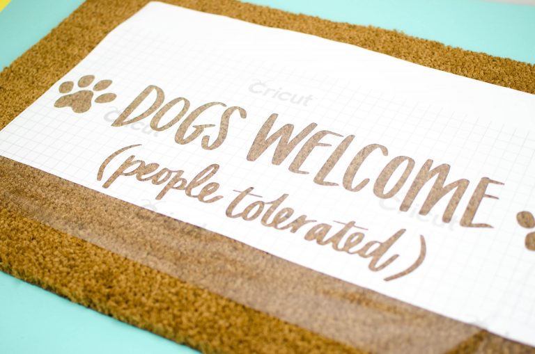 DIY Stenciled Doormat A Little Craft In Your Day