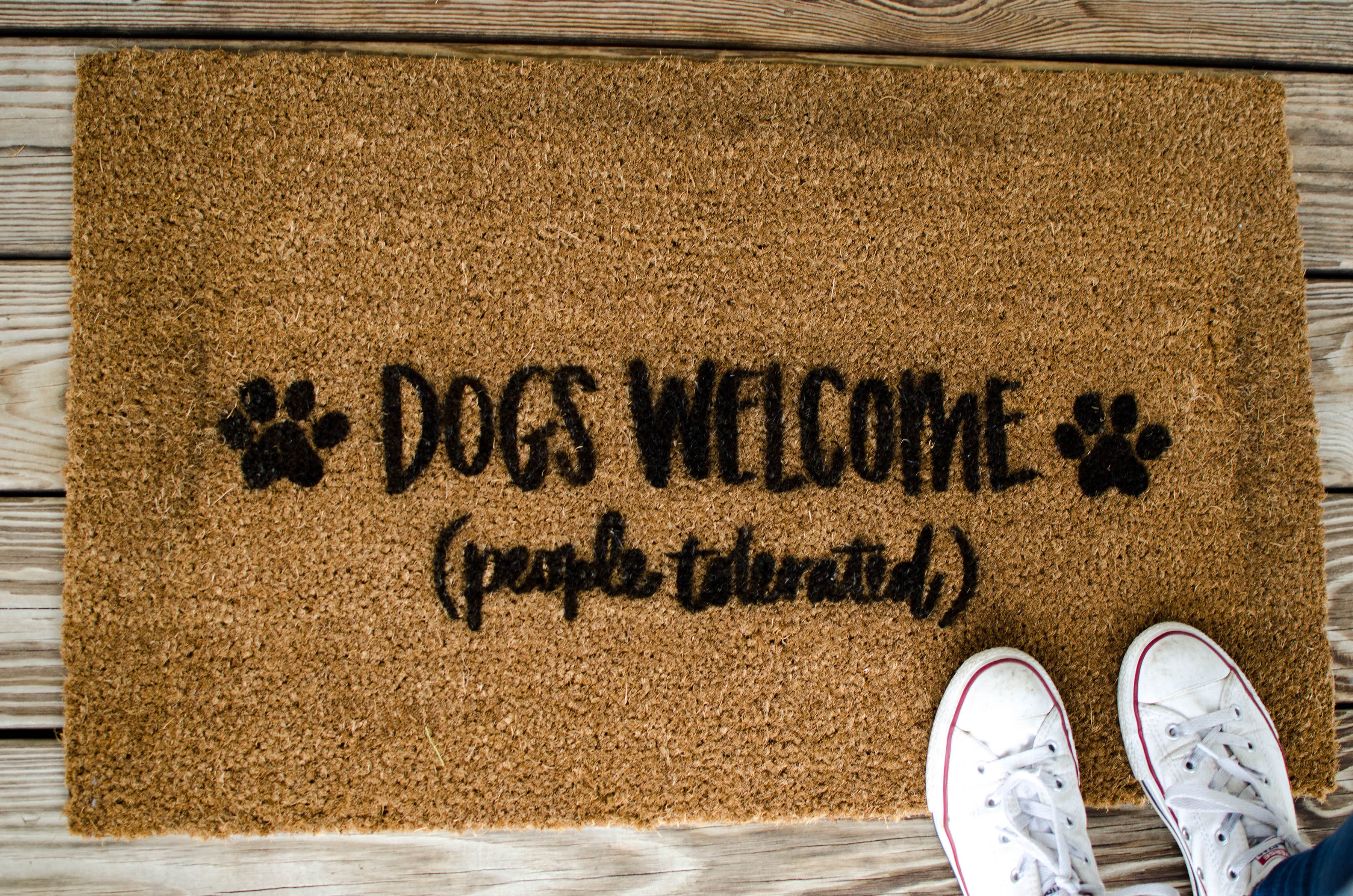 DIY Stenciled Doormat A Little Craft In Your Day