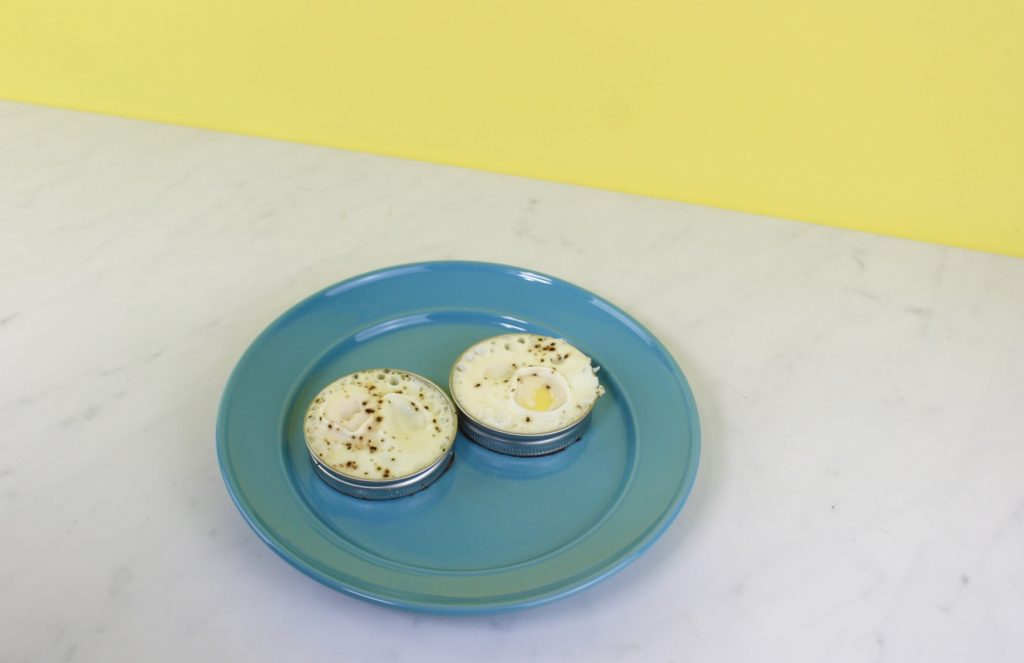 Mason Jar Rings Keep Eggs In Perfect Shape