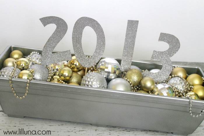 New Years DIY Decor - A Little Craft In Your Day