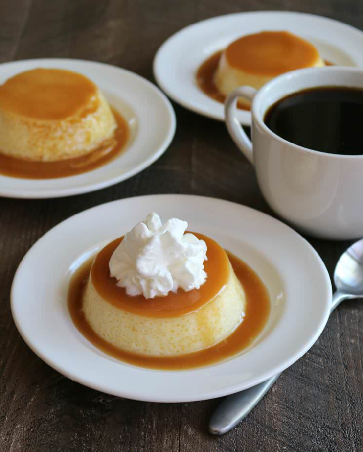 easy slow cooker flan dessert recipe with only 5 ingredients