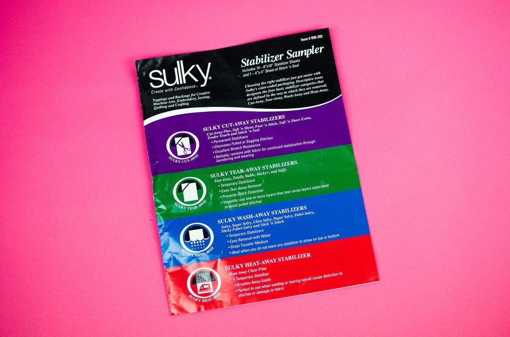 How to Use Fabric Stabilizer A Little Craft In Your Day