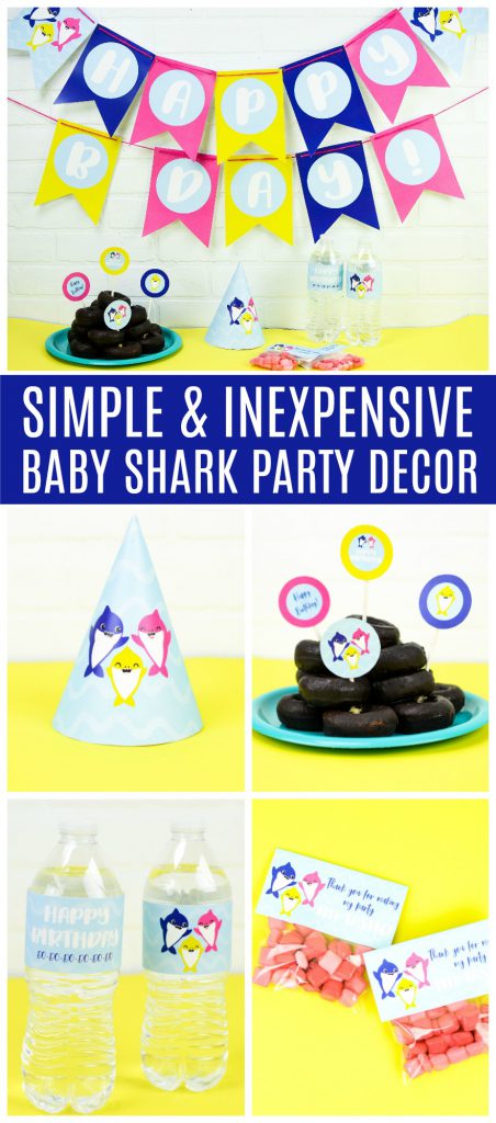 Simple & Inexpensive Baby Shark Party Decor Roundup