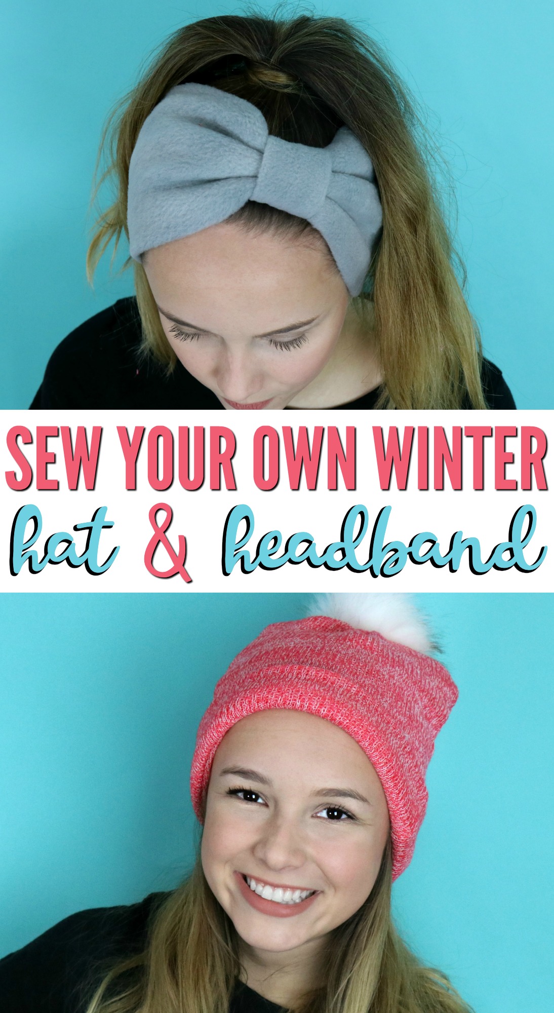 DIY Winter Hat & Headband A Little Craft In Your Day