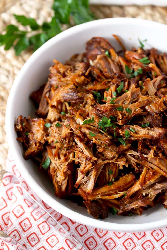 Instant pot pulled pork with bbq sauce