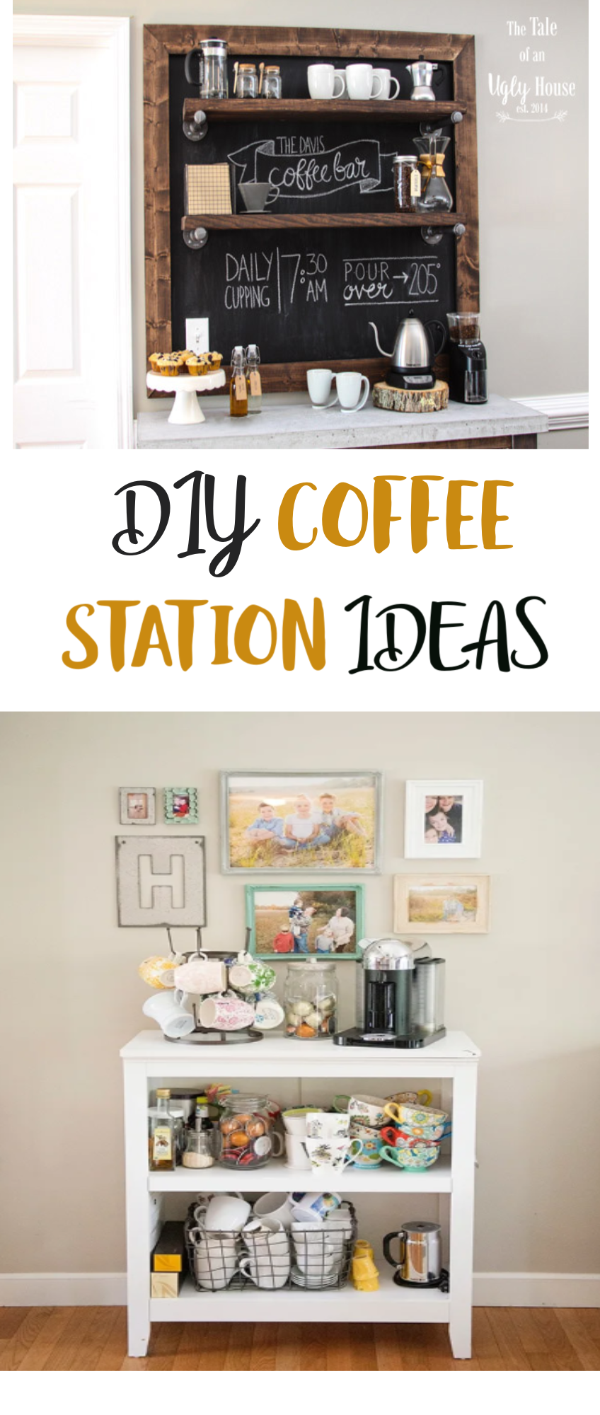 DIY Coffee Station Ideas - A Little Craft In Your Day