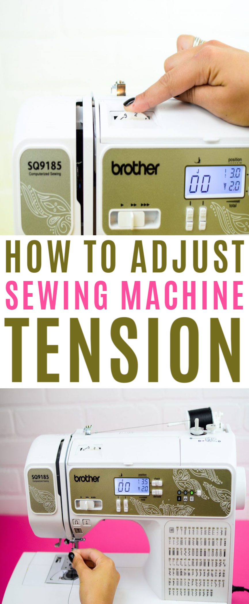 How to Adjust Sewing Machine Tension A Little Craft In Your Day