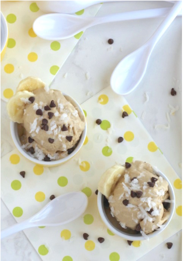 Peanut Butter-Banana Ice Cream instant recipe in just 5 minutes with 5 ingredients