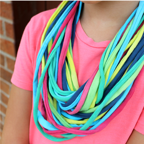 Colorful Tie Dyed Scarf Craft Project Tutorial
