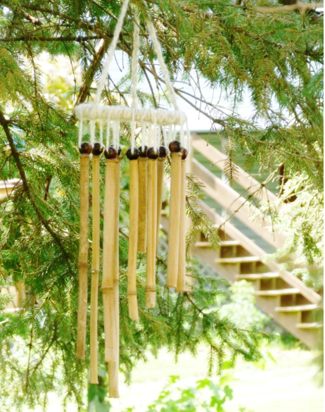 Bamboo wind chimes