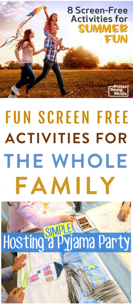 Fun Screen Free Activities for the Whole Family Roundup