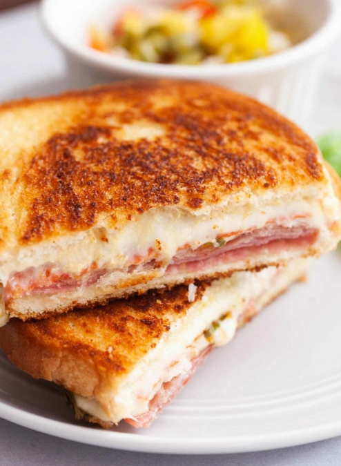 Italian Grilled Cheese Sandwiches Made With Deli Meat, Provolone, And Buttery Toasted Bread Delicious Classic Recipe