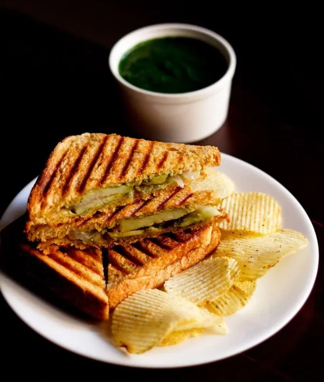 Grilled Sandwich A Delicious Indian Street Food Vegetarian Recipe
