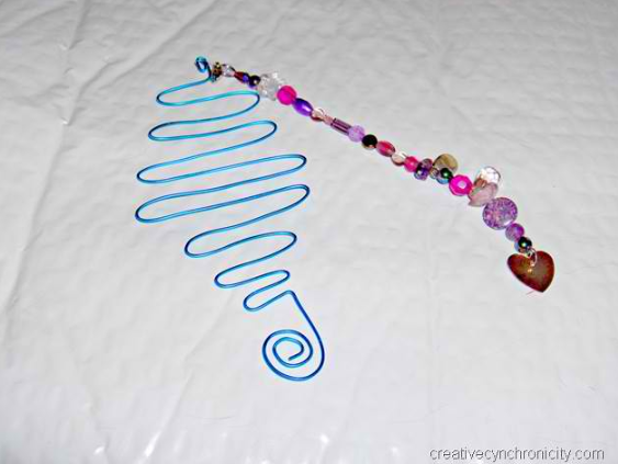 wire and beads bookmark