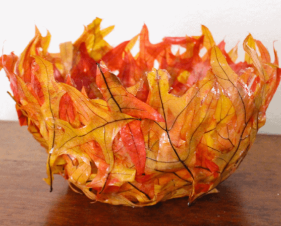 Fall leaf bowl