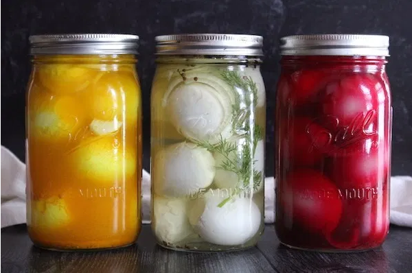 a tangy salty snack pickled eggs recipe tutorial