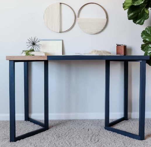 DIY Modern Desk Plans simple and stylish home office table organization