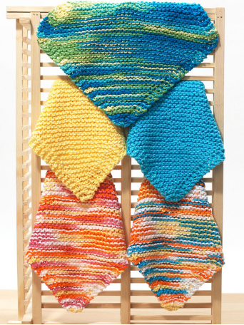 Colorful and Easy Dishcloth Knitting Pattern For Beginners