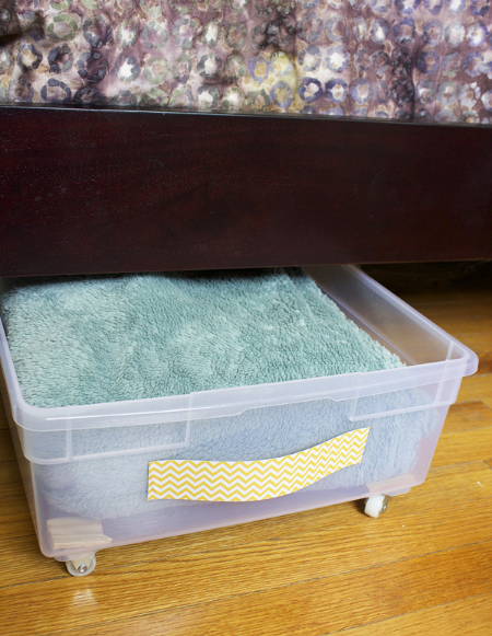 DIY PLASTIC UNDER BED DRAWERS FOR STORAGE AND ORGANIZATION