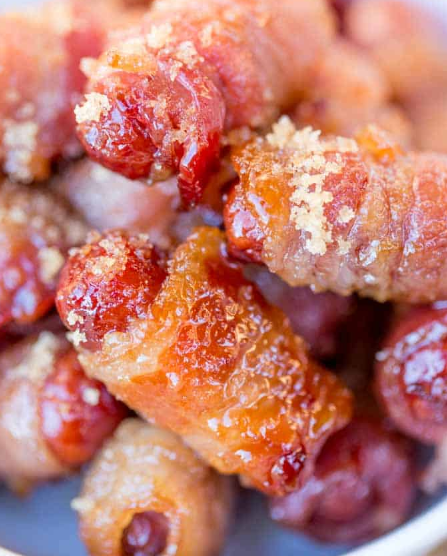 Bacon Brown Sugar Smokies the ultimate holiday appetizer