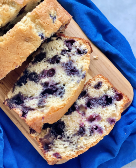 easy and quick blueberry muffin bread 