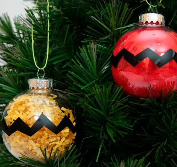 DIY Easy Fun Charlie Brown Kid-made Christmas Ornaments 