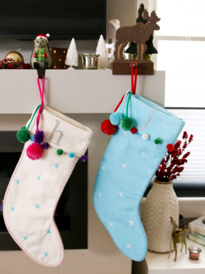 DIY PERSONALIZED CHRISTMAS STOCKINGS Fun and Easy Holiday Craft