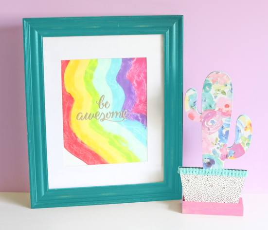 fun and easy Paint Scrape Art craft projects