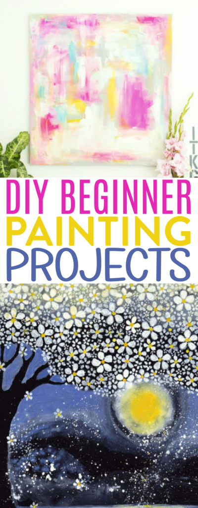 DIY Beginner Painting Projects Roundup