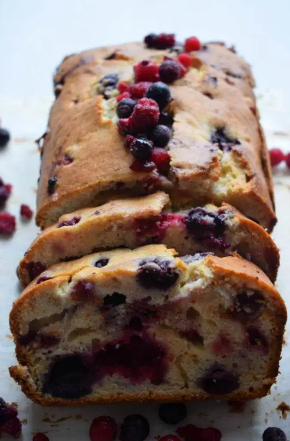 very berry loaf cake