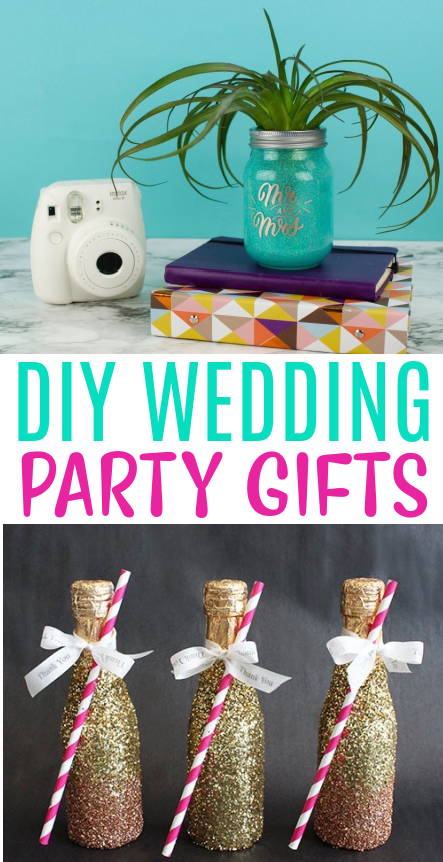 DIY Wedding Party Gifts Roundups