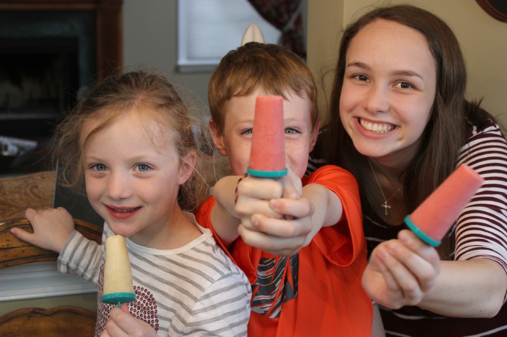 A delicious and fruity homemade popsicles for everyone