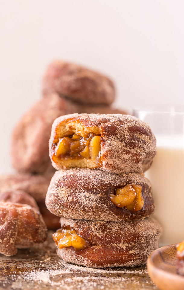 Fluffy brown butter apple cider donuts