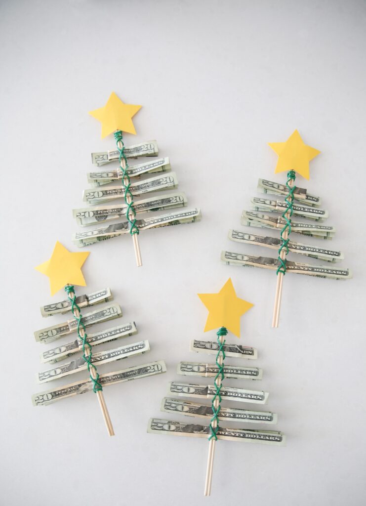 Cute Easy and Quick MONEY TREE craft